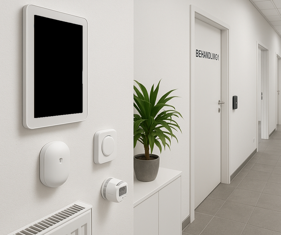 Smart-Home-System in einer Arztpraxis